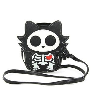 Glow in the Dark Sugar Skull Cat Crossbody NWT​